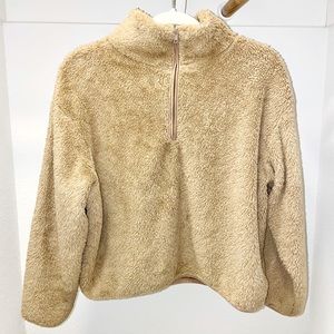 small h&m teddy jacket